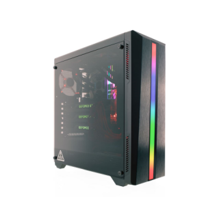 RIOTORO CR100TG Mid-Tower RGB Gamer Gépház PC