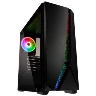 Számítógépház Kolink Quantum RGB E-ATX Edzett üveg Fekete 