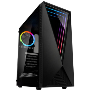 Számítógépház Kolink VOID RGB ATX Edzett üveg Fekete 