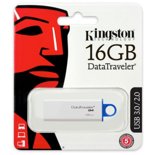 Kingston 16GB USB3.0 Kék-Fehér (DTIG4/16GB) Flash Drive PC