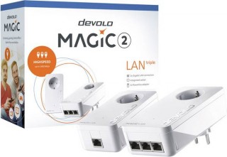 devolo Magic 2 LAN triple Starter Kit (Bontott) 