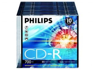 ODM Philips CD-R 80 52x Slim 1 db-os (1-es címke) PC