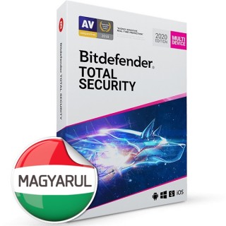 Bitdefender Total Security HUN  5 Eszköz 1 év dobozos vírusirtó szoftver PC