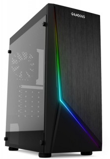 Gamdias Argus E1 Window Black Ház PC