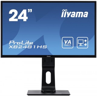 Monitor Iiyama XB2481HS-B1 C, IPS, Full HD, DVI-D, HDMI, speakers PC