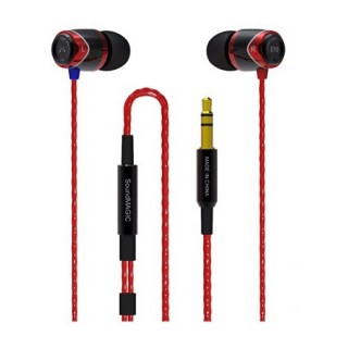 SoundMAGIC SM-E10-01 fülhallgató fekete-piros Mobil