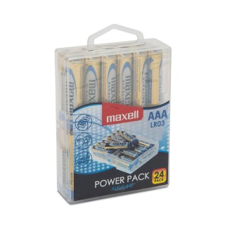 Maxell alkáli ceruza elem (AAA)  Power Pack 24db/csomag PC