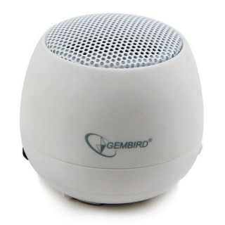 Gembird SPK-103-W fehér hordozható hangszóró PC