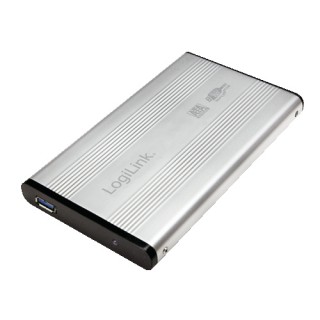 Logilink Aluminium Ezüst [2.5"/USB3.0] PC