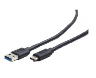 Gembird USB 3.0 AM to Type-C fekete kábel  