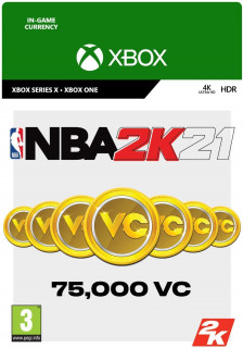 NBA 2K21: 75,000 VC (ESD MS)  