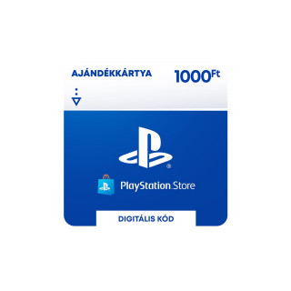 PlayStation Store ajándékkártya 1000 HUF (PS Store Card - HU) (DIGITÁLIS) PS4