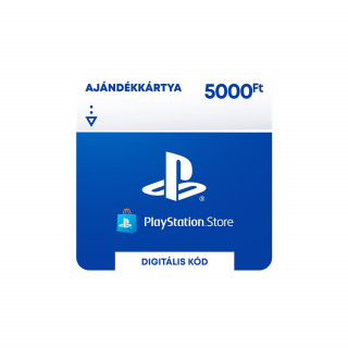 PlayStation Store ajándékkártya 5000 HUF (PS Store Card - HU) (DIGITÁLIS) 