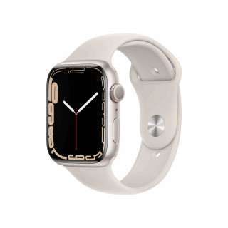 Apple Watch Series 7 45mm MKN63HC/A (Starlight Fehér) 