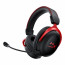 HyperX Cloud II - Wireless Gaming fejhallgató (Fekete-Piros) (HHSC2X-BA-RD/G) thumbnail