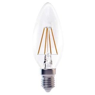 Emos Z74210 FILAMENT 4W E14 meleg fehér gyertya LED izzó Otthon