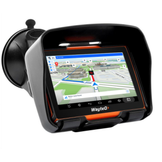 WayteQ xRIDER Smart motoros navigáció (Android) + Sygic 3D Europe PC