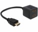 DELOCK Adapter HDMI High Speed with Ethernet 1x male > 2x female (65226) (Bontott) thumbnail