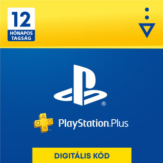 PlayStation Plus kártya 12 hónapos (PS Plus) (DIGITÁLIS) PS4