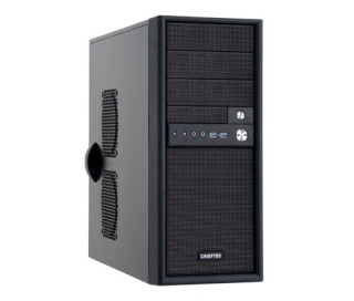 Chieftec CQ-01B-U3-OP Mesh szériás táp nélküli fekete mATX / ATX ház (Bontott) PC