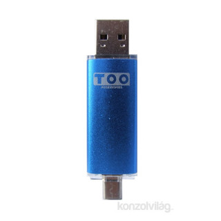 TOO 8GB Dual microUSB2.0/USB2.0 kék Flash Drive 