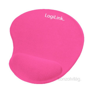 LogiLink ID0027P zselés csuklótámasszal pink egérpad PC