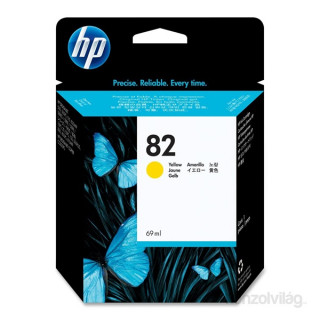 HP 82 (C4913A) - Sárga 69ml PC