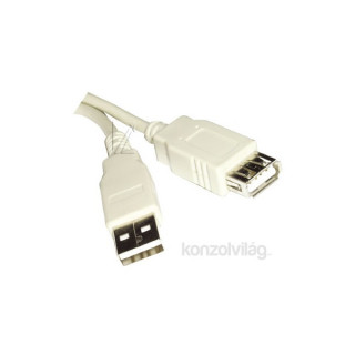 PRC USB 2.0 A- USB 2.0 A 3m hosszabbító kábel PC
