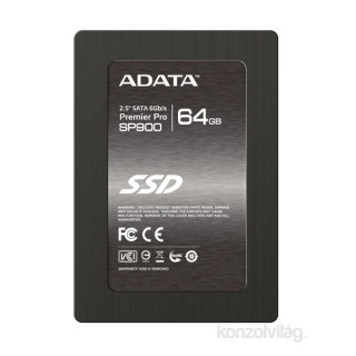 ADATA 64GB SATA3 2,5" 7mm (ASP900S3-64GM-C) SSD 