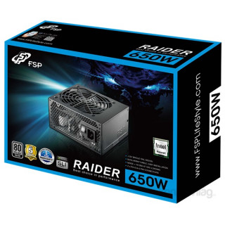 FSP RAIDER S 650W GAMER 80+ SILVER tápegység PC