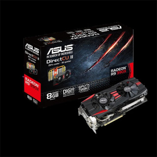 ASUS R9390X-DC2-8GD5 AMD 8GB GDDR5 512bit PCIe videokártya 