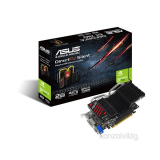 ASUS GT740-DCSL-2GD3 nVidia 2GB DDR3 128bit PCIe videokártya PC