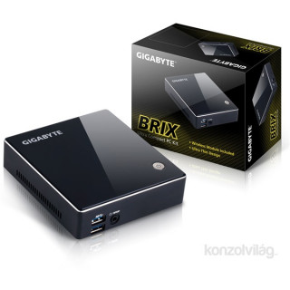 Gigabyte GB-BXi3-4010 Brix Intel Fekete barebone mini asztali PC PC