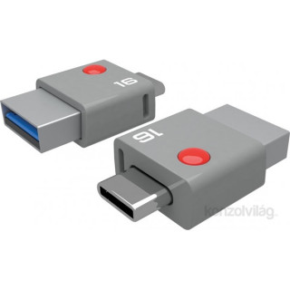 EMTEC 16GB DUO USB3.0  - USB-C (T400) Flash Drive PC