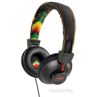 Marley EM-JH011-RA Rasta fejhallgató PC