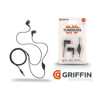 Griffin Tunebuds fekete fülhallgató PC