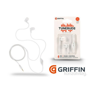 Griffin Tunebuds fehér fülhallgató PC