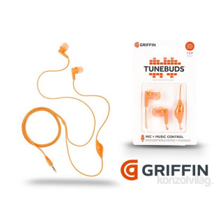 Griffin Tunebuds narancs fülhallgató PC