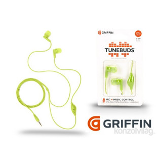 Griffin Tunebuds zöld fülhallgató PC