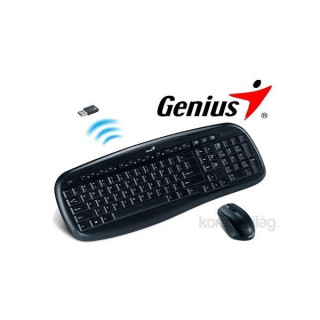 Genius KB-8000X wireless fekete HUN egér + billentyűzet 