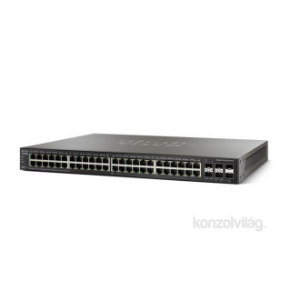 Cisco SG500X-48 48port GE LAN, 4x 10G SFP+ L3 menedzselhető switch PC