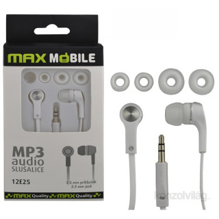Max Mobile MP3 fehér fülhallgató 