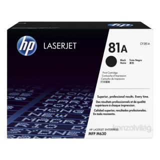 HP CF281A (81A) fekete toner PC