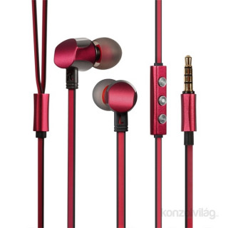 GGMM EJ301 Cuckoo+ piros mikrofonos prémium fülhallgató 