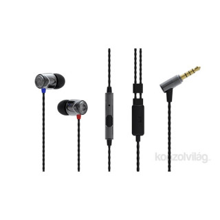 SoundMAGIC SM-E10S-02 E10S ezüst-fekete mikrofonos fülhallgató 