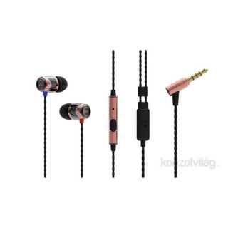 SoundMAGIC SM-E10S-03 E10S fekete-arany mikrofonos fülhallgató 