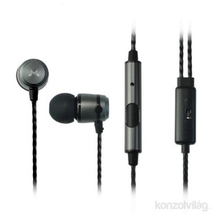 SoundMAGIC SM-E50S-01 E50S fekete mikrofonos fülhallgató 