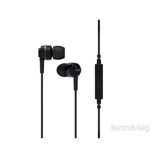 SoundMAGIC SM-ES18S-01 ES18S fekete mikrofonos fülhallgató 