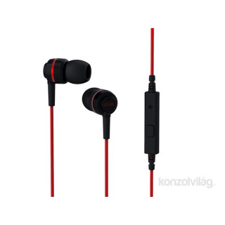 SoundMAGIC SM-ES18S-04 ES18S fekete-piros mikrofonos fülhallgató 